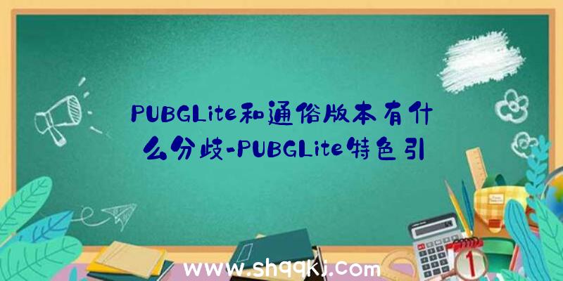 PUBGLite和通俗版本有什么分歧-PUBGLite特色引见