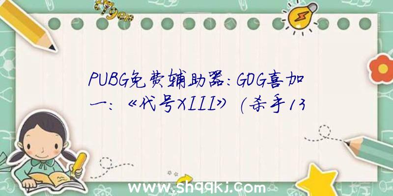 PUBG免费辅助器：GOG喜加一：《代号XIII》(杀手13)限时48小时收费支付