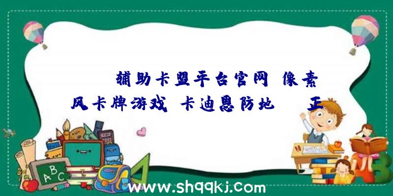 PUBG辅助卡盟平台官网：像素风卡牌游戏《卡迪恩防地》EA正式上线首周可享九折优惠