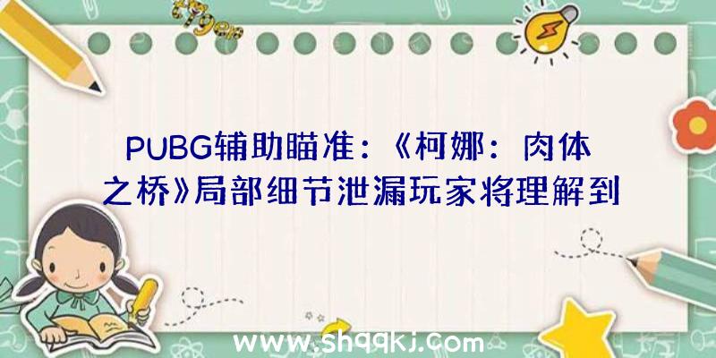 PUBG辅助瞄准：《柯娜：肉体之桥》局部细节泄漏玩家将理解到每个精灵面前的故事