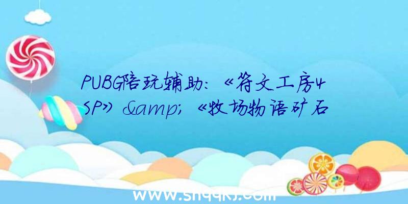 PUBG陪玩辅助：《符文工房4SP》&amp;《牧场物语矿石镇》追加新平台!特殊版新增全新“新婚形式”