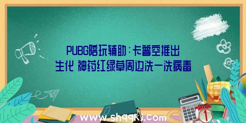 PUBG陪玩辅助：卡普空推出《生化》神药红绿草周边洗一洗病毒远离你