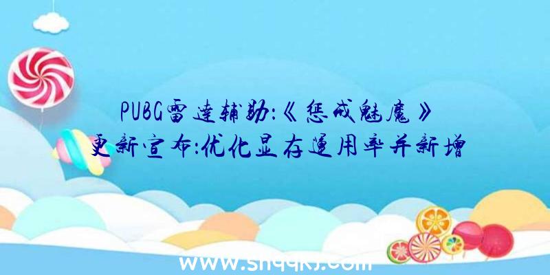 PUBG雷达辅助：《惩戒魅魔》更新宣布：优化显存运用率并新增主动保管功用