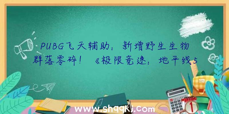 PUBG飞天辅助：新增野生生物群落零碎！《极限竞速：地平线5》里的绝美景色!