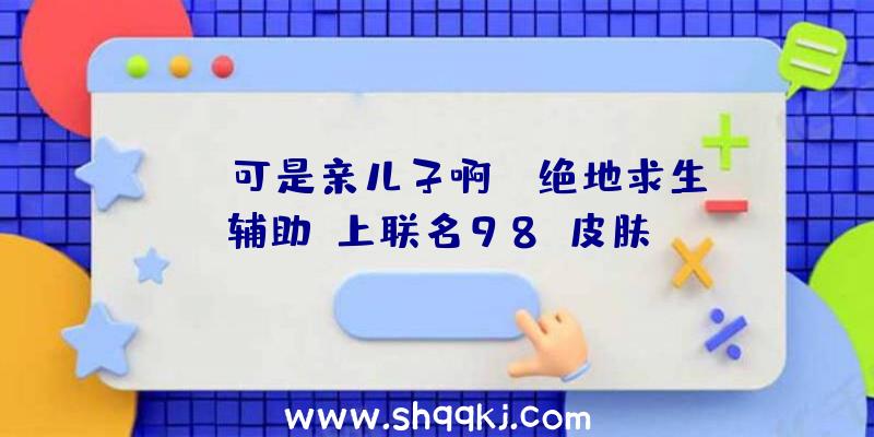 XDD可是亲儿子啊！《绝地求生辅助》上联名98K皮肤