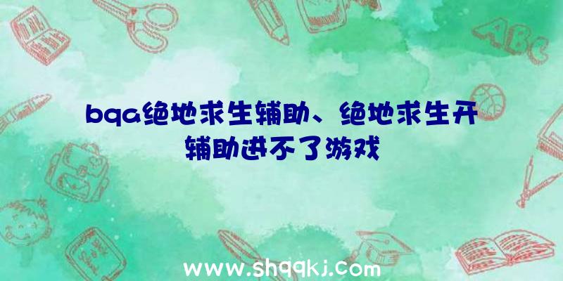 bqa绝地求生辅助、绝地求生开辅助进不了游戏