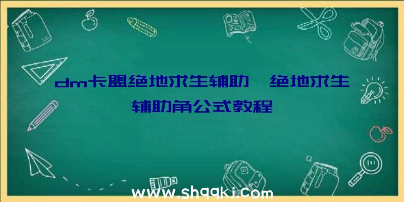 dm卡盟绝地求生辅助、绝地求生辅助角公式教程