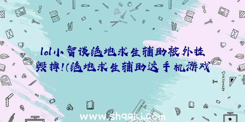 lol小智谈绝地求生辅助被外挂毁掉！（绝地求生辅助这手机游戏怎样？）