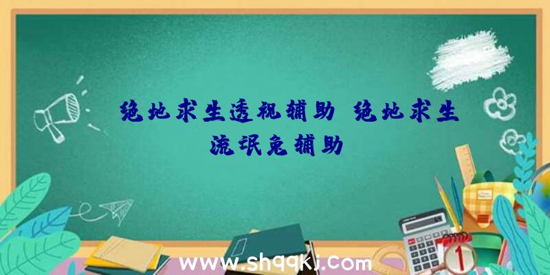 qq绝地求生透视辅助、绝地求生流氓兔辅助