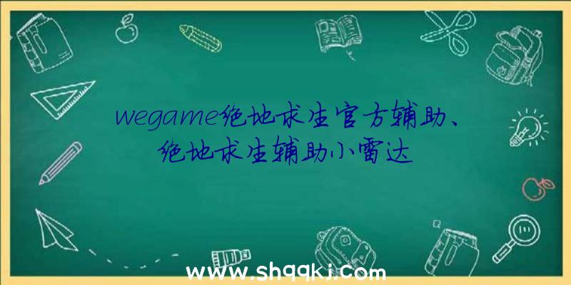 wegame绝地求生官方辅助、绝地求生辅助小雷达