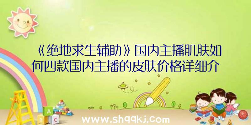 《绝地求生辅助》国内主播肌肤如何四款国内主播的皮肤价格详细介绍