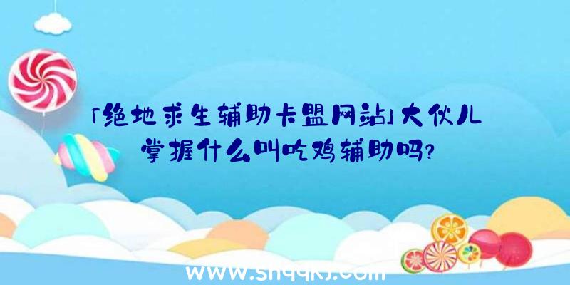 「绝地求生辅助卡盟网站」大伙儿掌握什么叫吃鸡辅助吗？