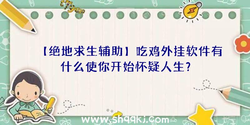 【绝地求生辅助】吃鸡外挂软件有什么使你开始怀疑人生？