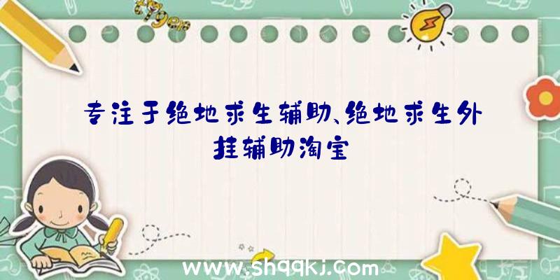 专注于绝地求生辅助、绝地求生外挂辅助淘宝