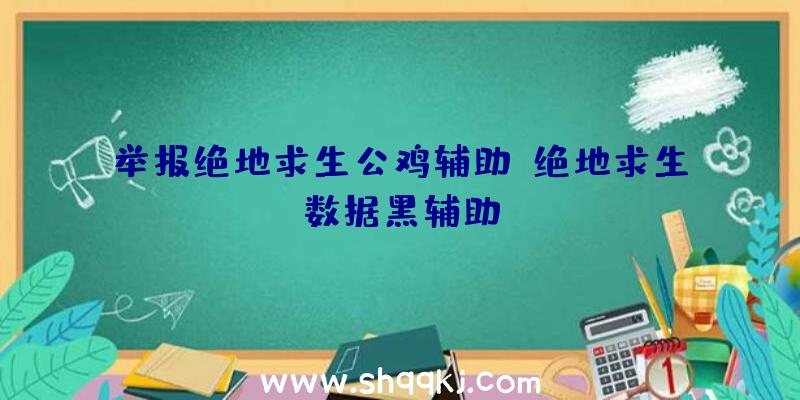 举报绝地求生公鸡辅助、绝地求生数据黑辅助