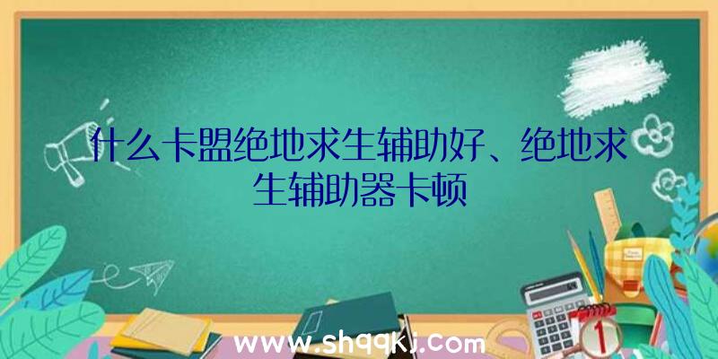 什么卡盟绝地求生辅助好、绝地求生辅助器卡顿