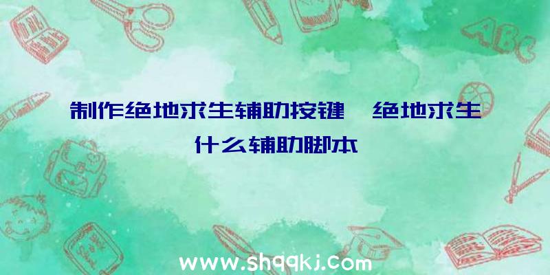 制作绝地求生辅助按键、绝地求生什么辅助脚本