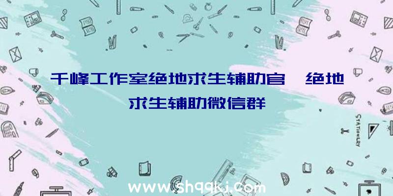 千峰工作室绝地求生辅助官、绝地求生辅助微信群