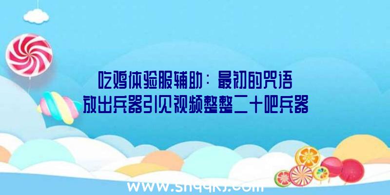 吃鸡体验服辅助：《最初的咒语》放出兵器引见视频整整二十吧兵器快来挑一把吧