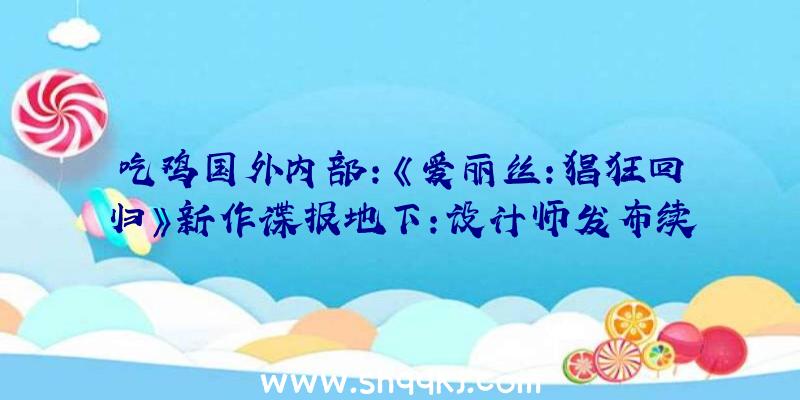 吃鸡国外内部：《爱丽丝：猖狂回归》新作谍报地下：设计师发布续作脚本预览