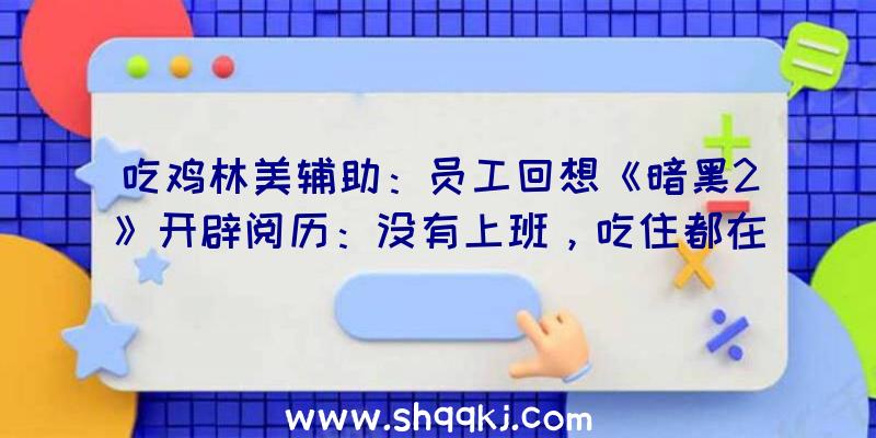 吃鸡林美辅助：员工回想《暗黑2》开辟阅历：没有上班，吃住都在公司