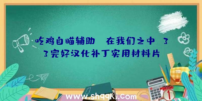 吃鸡自瞄辅助：《在我们之中》3.3完好汉化补丁实用材料片、DLC等补丁