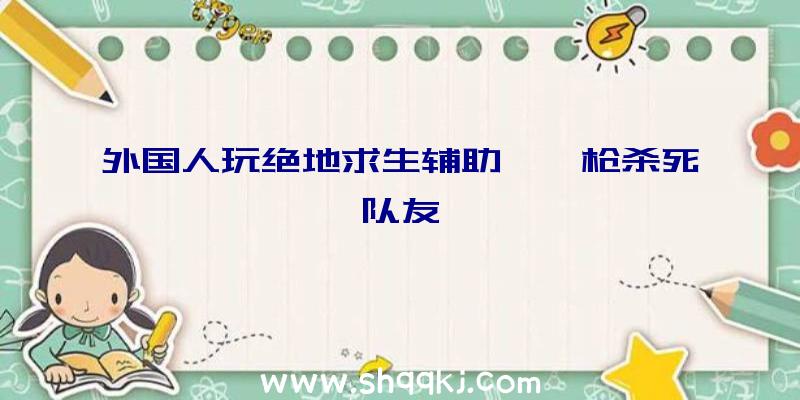 外国人玩绝地求生辅助,一枪杀死队友