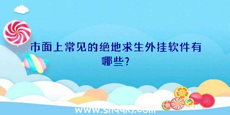 市面上常见的绝地求生外挂软件有哪些？