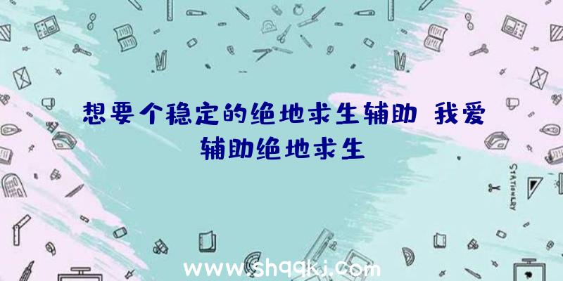 想要个稳定的绝地求生辅助、我爱辅助绝地求生