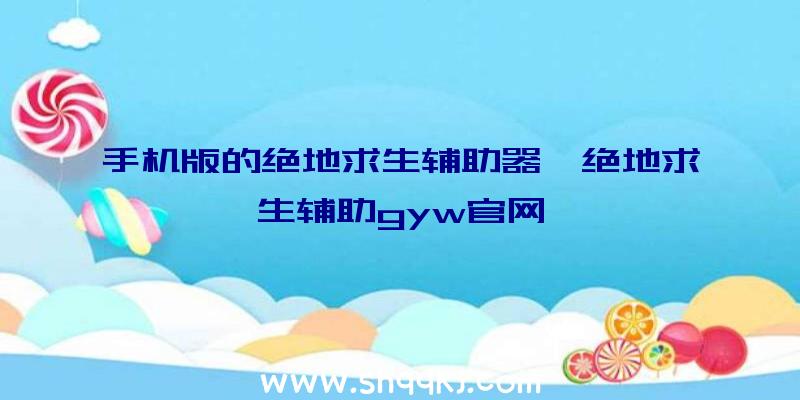 手机版的绝地求生辅助器、绝地求生辅助gyw官网