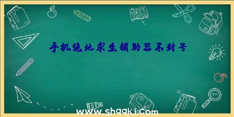 手机绝地求生辅助器不封号