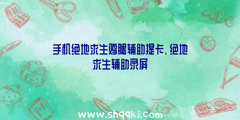 手机绝地求生鸡腿辅助提卡、绝地求生辅助录屏