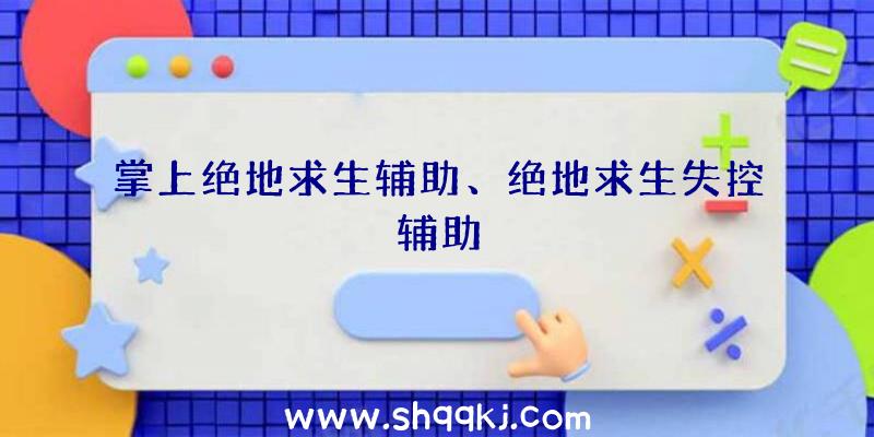 掌上绝地求生辅助、绝地求生失控辅助