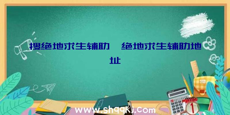 搜绝地求生辅助、绝地求生辅助地址