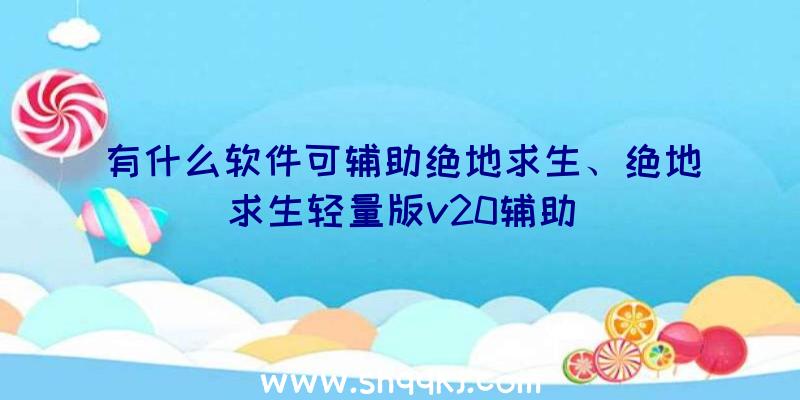 有什么软件可辅助绝地求生、绝地求生轻量版v20辅助