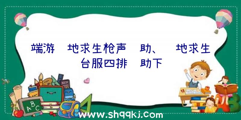 端游绝地求生枪声辅助、绝地求生台服四排辅助下载