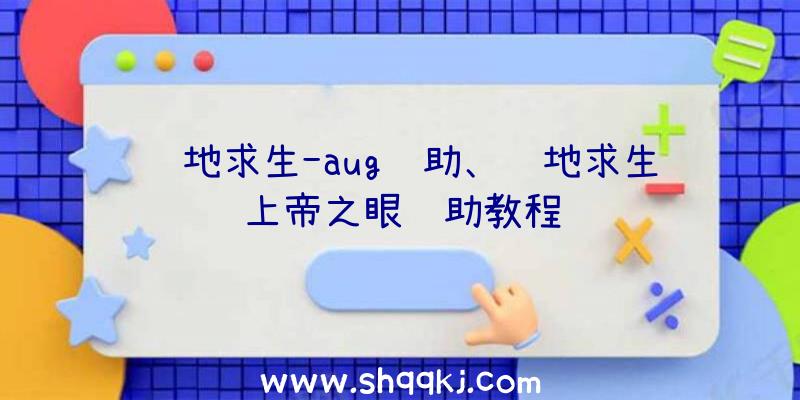 绝地求生-aug辅助、绝地求生上帝之眼辅助教程