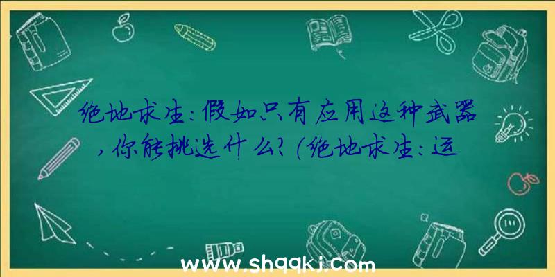 绝地求生:假如只有应用这种武器,你能挑选什么？（绝地求生:运用这类武器装备,你能选择哪些？）