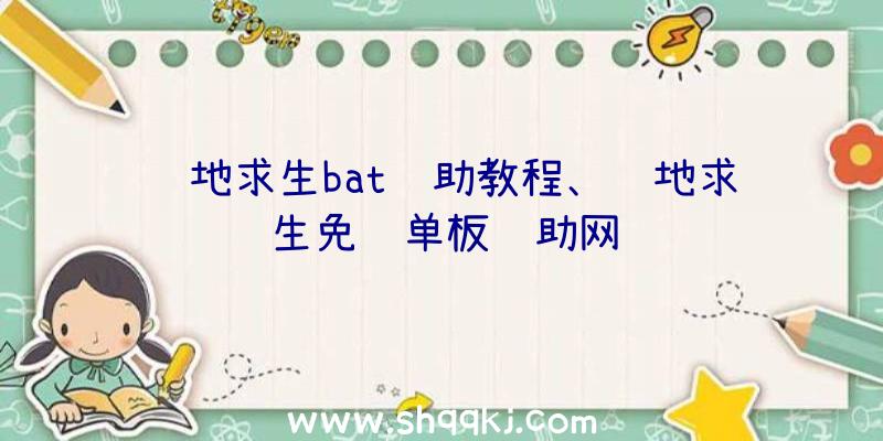 绝地求生bat辅助教程、绝地求生免费单板辅助网