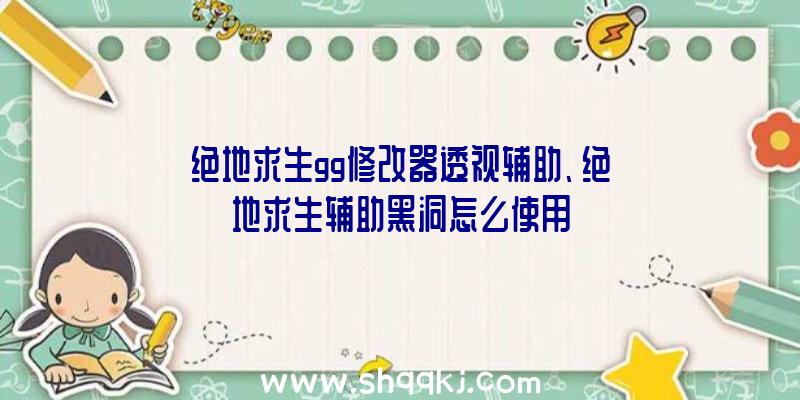 绝地求生gg修改器透视辅助、绝地求生辅助黑洞怎么使用