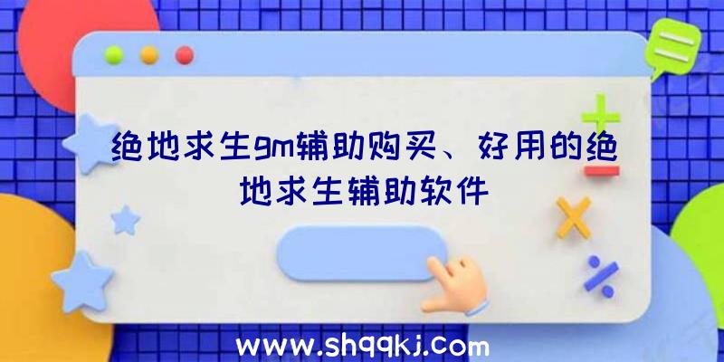 绝地求生gm辅助购买、好用的绝地求生辅助软件