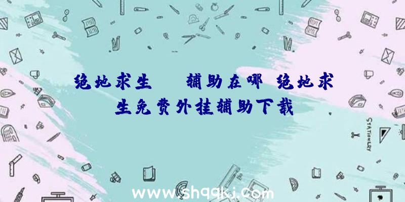 绝地求生kfc辅助在哪、绝地求生免费外挂辅助下载