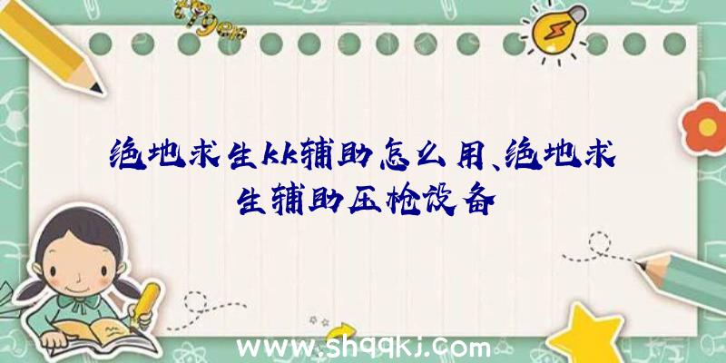 绝地求生kk辅助怎么用、绝地求生辅助压枪设备