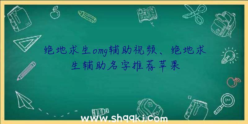 绝地求生omg辅助视频、绝地求生辅助名字推荐苹果