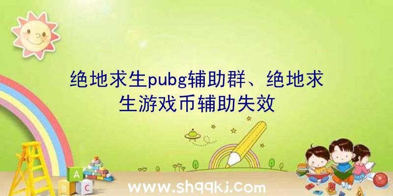 绝地求生pubg辅助群、绝地求生游戏币辅助失效