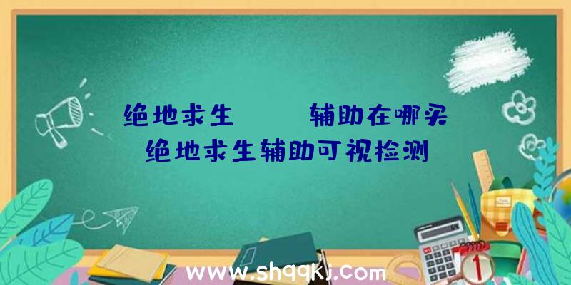 绝地求生steam辅助在哪买、绝地求生辅助可视检测