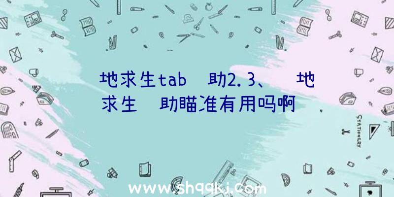 绝地求生tab辅助2.3、绝地求生辅助瞄准有用吗啊