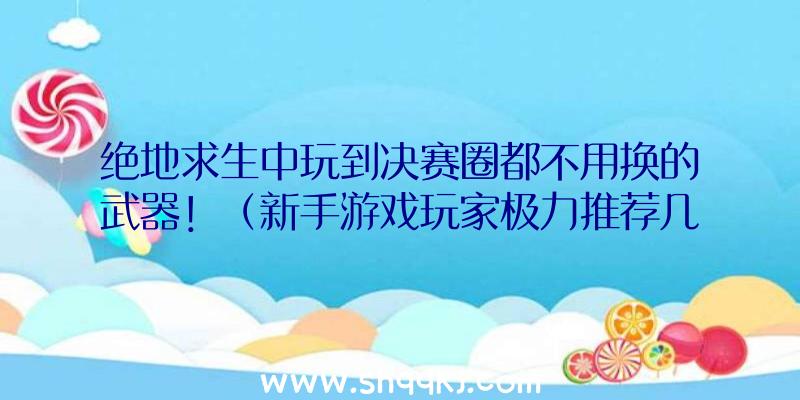 绝地求生中玩到决赛圈都不用换的武器！（新手游戏玩家极力推荐几类很容易新手入门的武器装备）