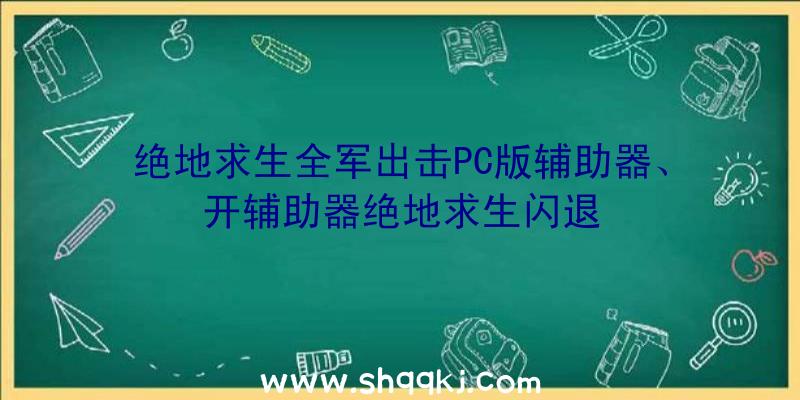 绝地求生全军出击PC版辅助器、开辅助器绝地求生闪退