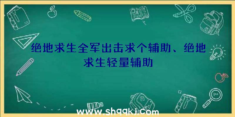 绝地求生全军出击求个辅助、绝地求生轻量辅助